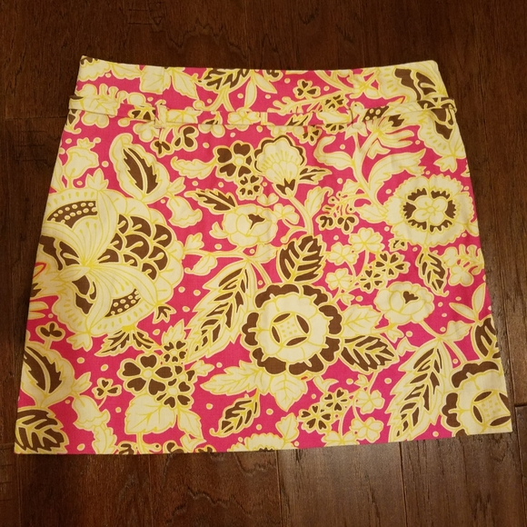 J. Crew adorable pink floral skirt - Picture 4 of 6